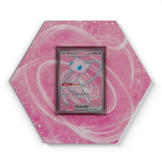 193 Mew Pokémon Card Artwork Hexagon Display