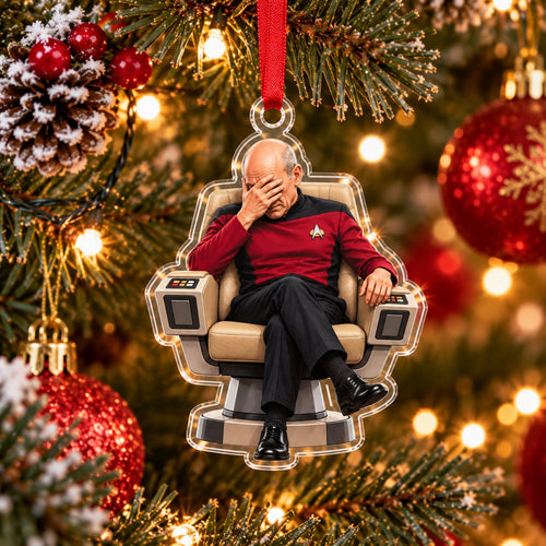 Personalized Make It So Acrylic Ornament