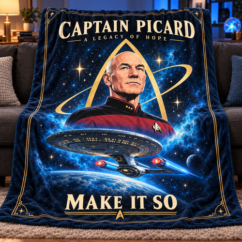 Make It So Custom Fleece Blanket