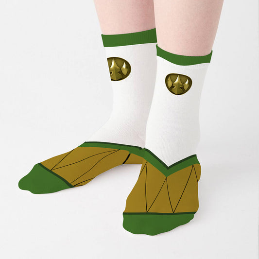 Heroic Green Emblem Adventure Socks