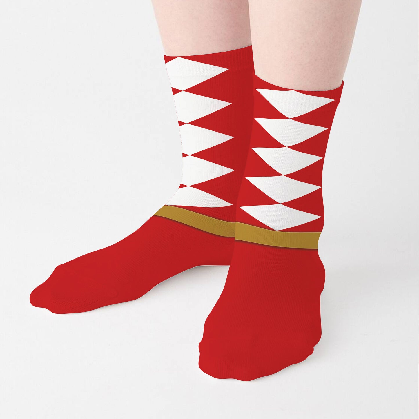 Red Ranger Hero Socks