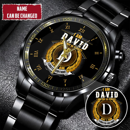 Personalized Limited Edition Name EST Watch for Him Dad Boyfriend