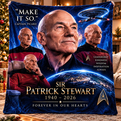 Make It So Custom Fleece Blanket