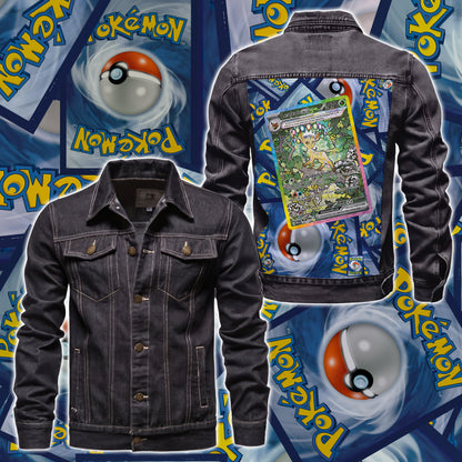 PKM Leafeon EX Custom Lightweight Denim Jacket
