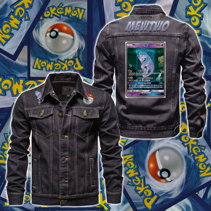 PKM Mewtwo Custom Lightweight Denim Jacket