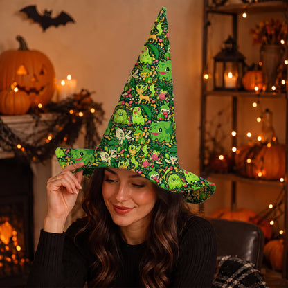 PKM Grass Type Custom Halloween Witch Hat