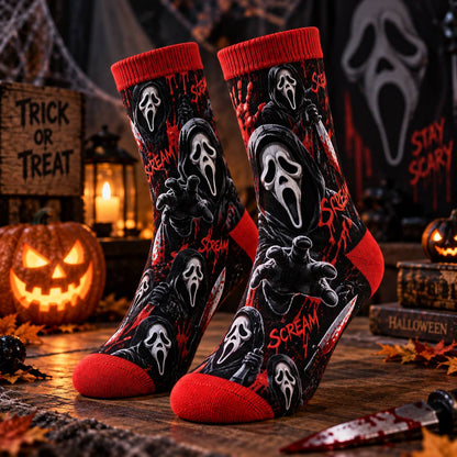 Halloween Horror Movie Characters Socks