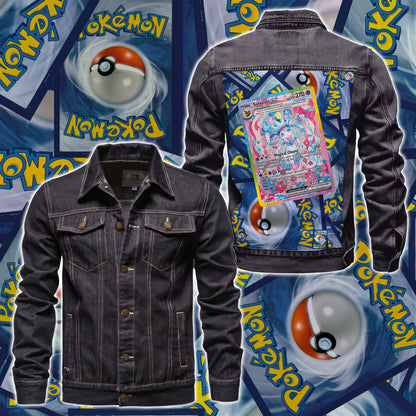PKM Sylveon EX Custom Lightweight Denim Jacket