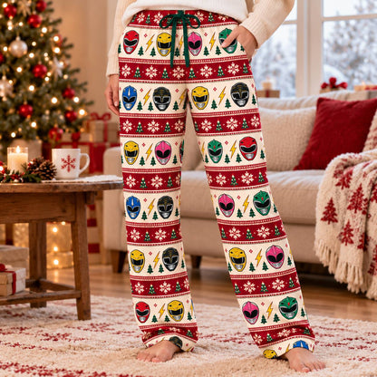 Mighty Morphin Power Rangers Christmas Lounge Pants
