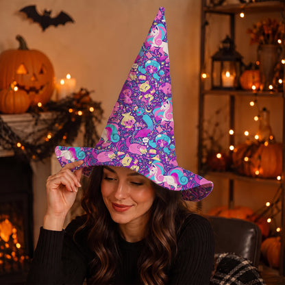 PKM Psychic Type Custom Halloween Witch Hat