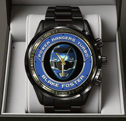 Power Rangers Blake Foster Stainless Steel Watch