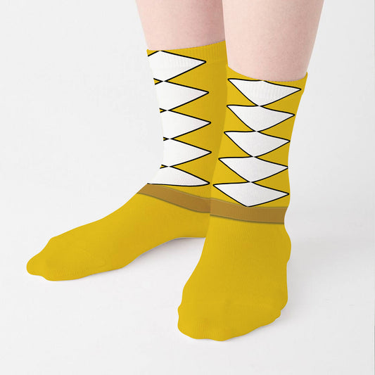 Morphin Time Yellow Socks