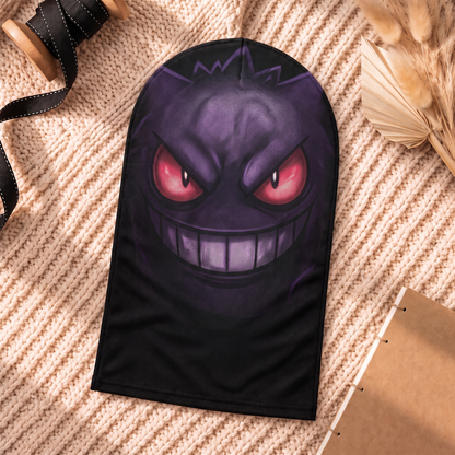 PKM Halloween Gengar Face Funny Costume Headwear - Personalized Balaclava Mask