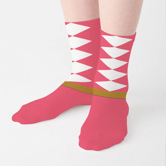 Pink Ranger Hero Socks