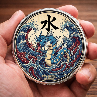 PKM Gyarados Kanji Commemorative Coin – Limited Edition Collector’s Coin