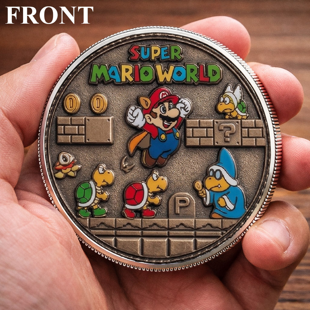 Super Mario World Printed Commemorative Coin