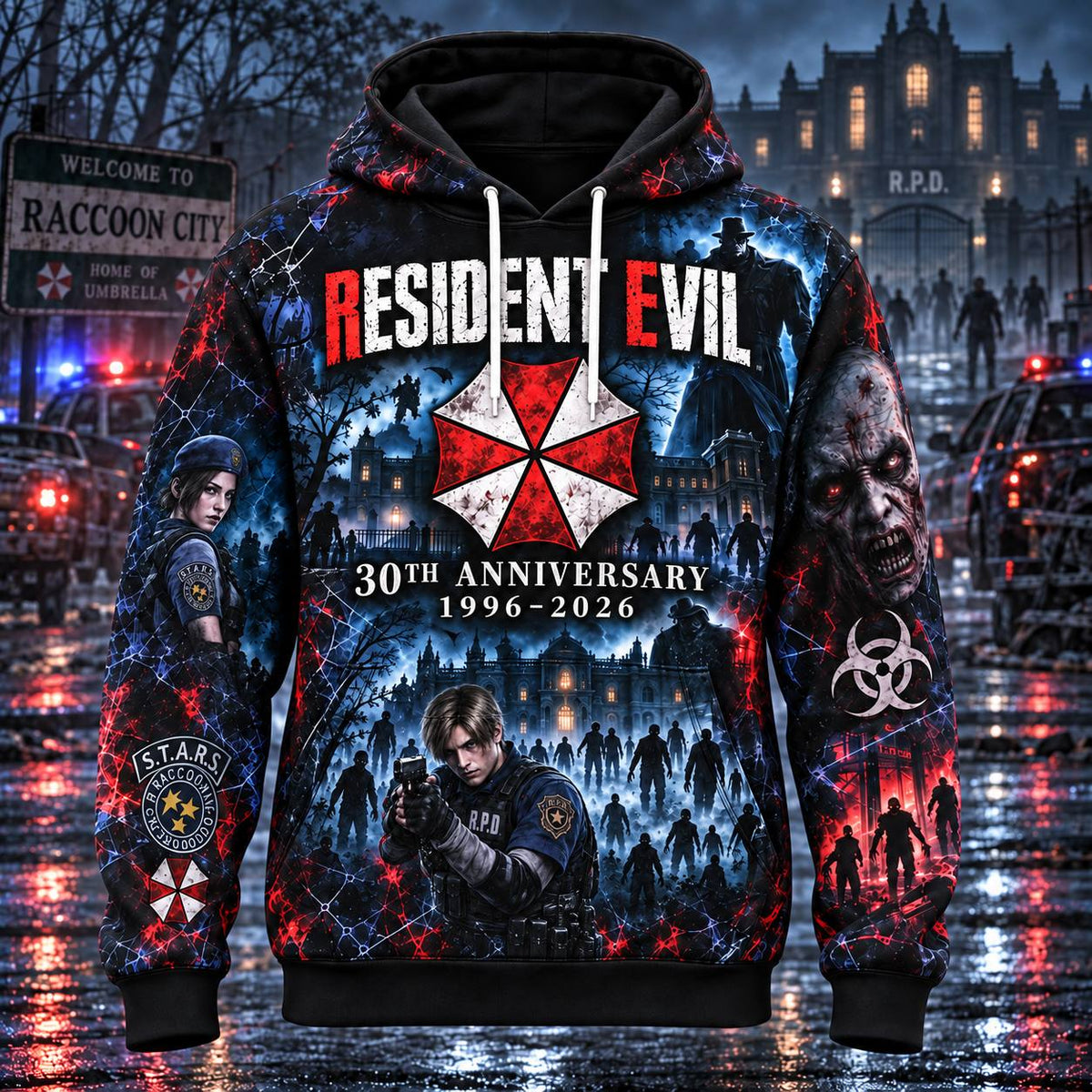 30th Anniversary RE AOP T-Shirt Sweatshirt Hoodie