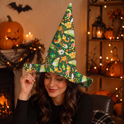 PKM Bug Type Custom Halloween Witch Hat