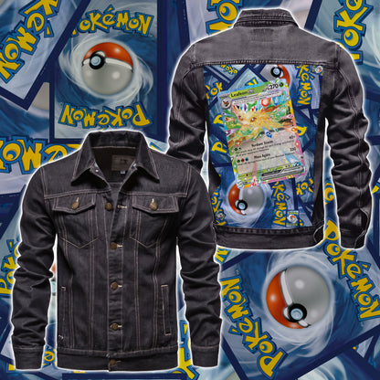 PKM Leafeon EX Custom Lightweight Denim Jacket