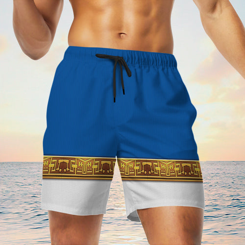 Blue Power Rangers Zeo Custom Men Shorts