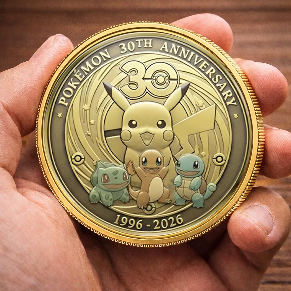 Pokémon 30th Anniversary Printed Commemorative Coin – The Waypros