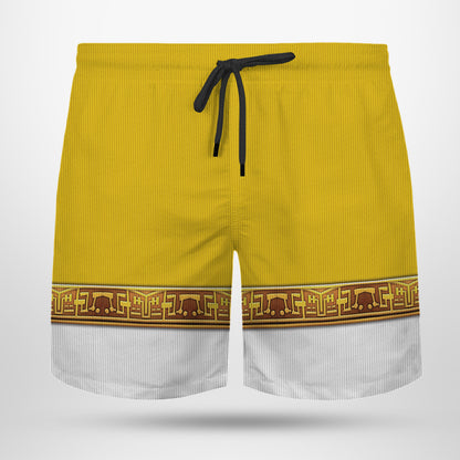 Yellow Power Rangers Zeo Custom Men Shorts