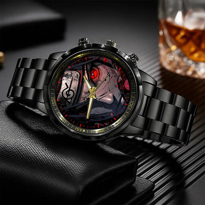 Anime Akatsuki Itachi Uchiha Mangekyou Sharingan Art Watch