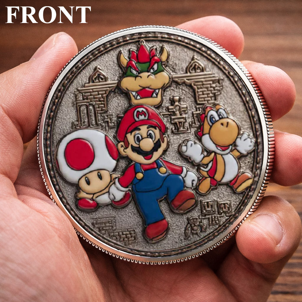 Mario Printed Commemorative Coin