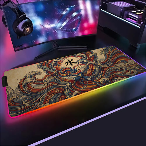 PKM Greninja Kanji Led Mouse Pad