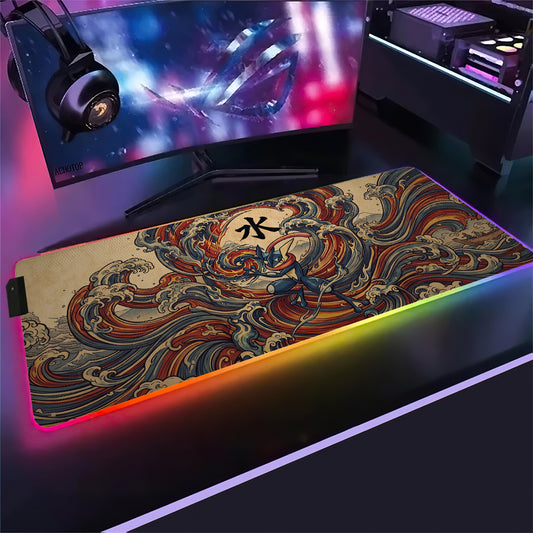 PKM Greninja Kanji Led Mouse Pad