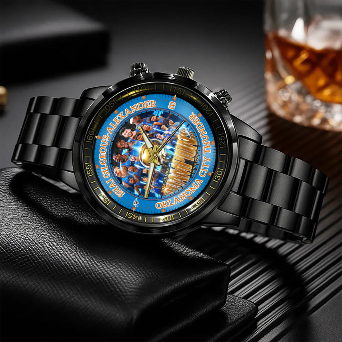 Basketball OKC 2024-2025 Champion Personalized Watch
