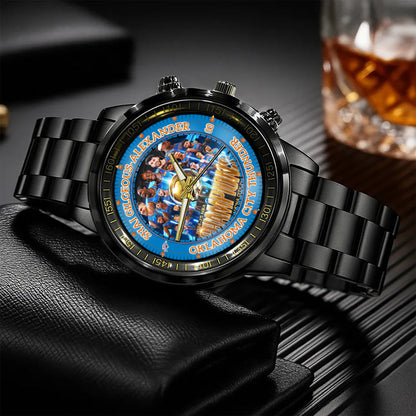 Basketball OKC 2024-2025 Champion Personalized Watch