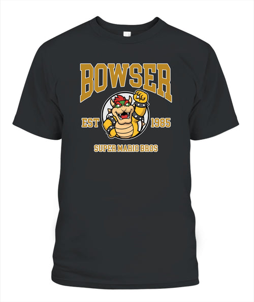 Classic Mario Browser 2-Side Printed Graphic Shirt