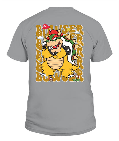 Classic Mario Browser 2-Side Printed Graphic Shirt