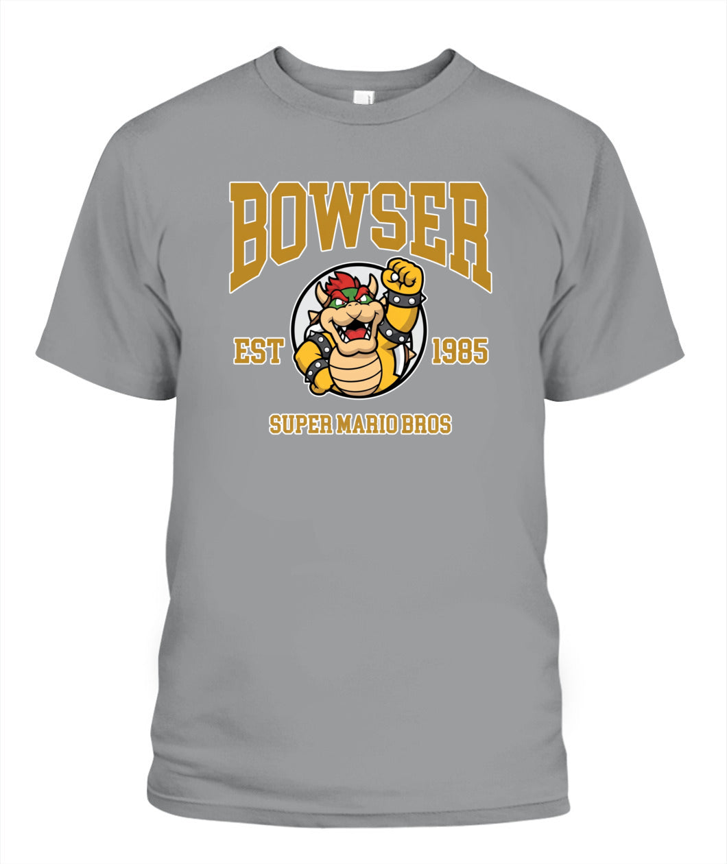 Classic Mario Browser 2-Side Printed Graphic Shirt