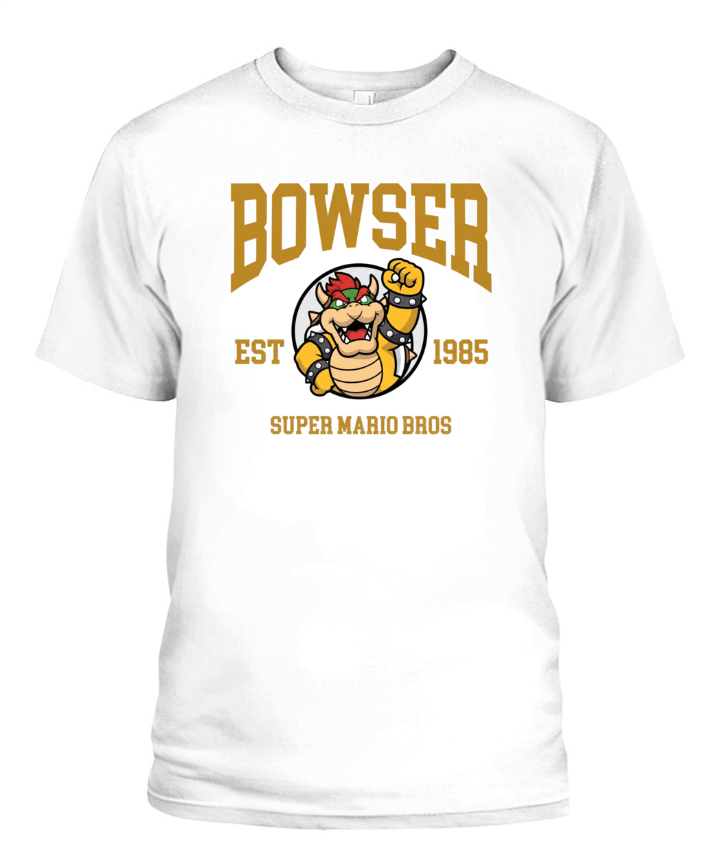 Classic Mario Browser 2-Side Printed Graphic Shirt