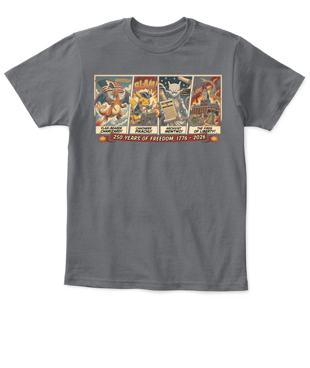 PKM 250 Years Of Freedom 1776 - 2026 Graphic Apparel