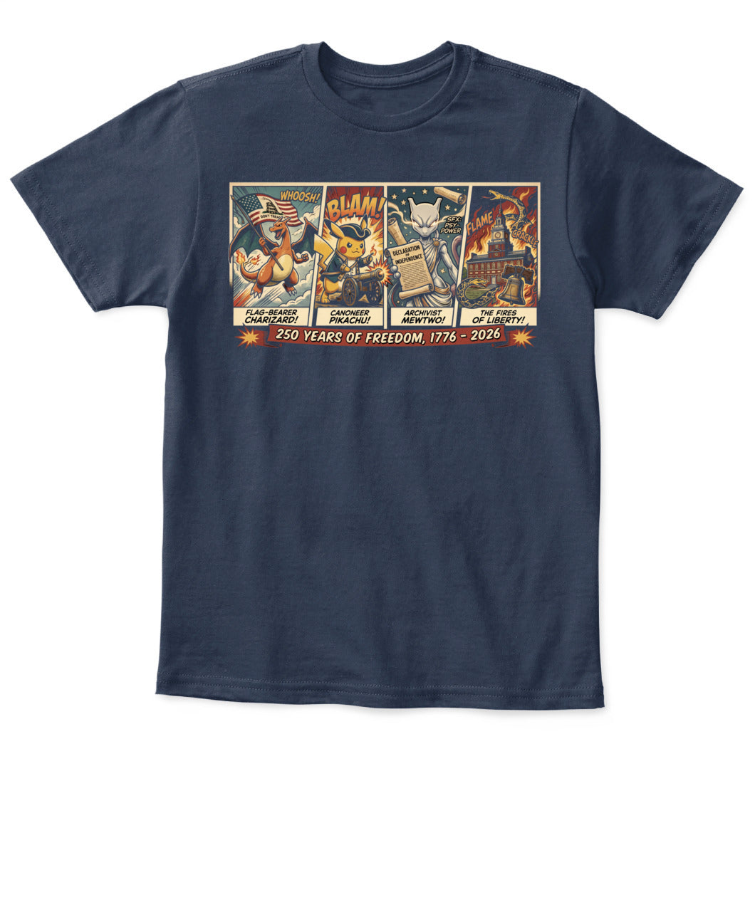 PKM 250 Years Of Freedom 1776 - 2026 Graphic Apparel