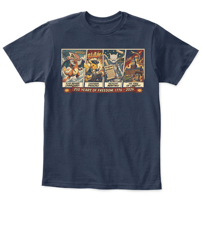 PKM 250 Years Of Freedom 1776 - 2026 Graphic Apparel