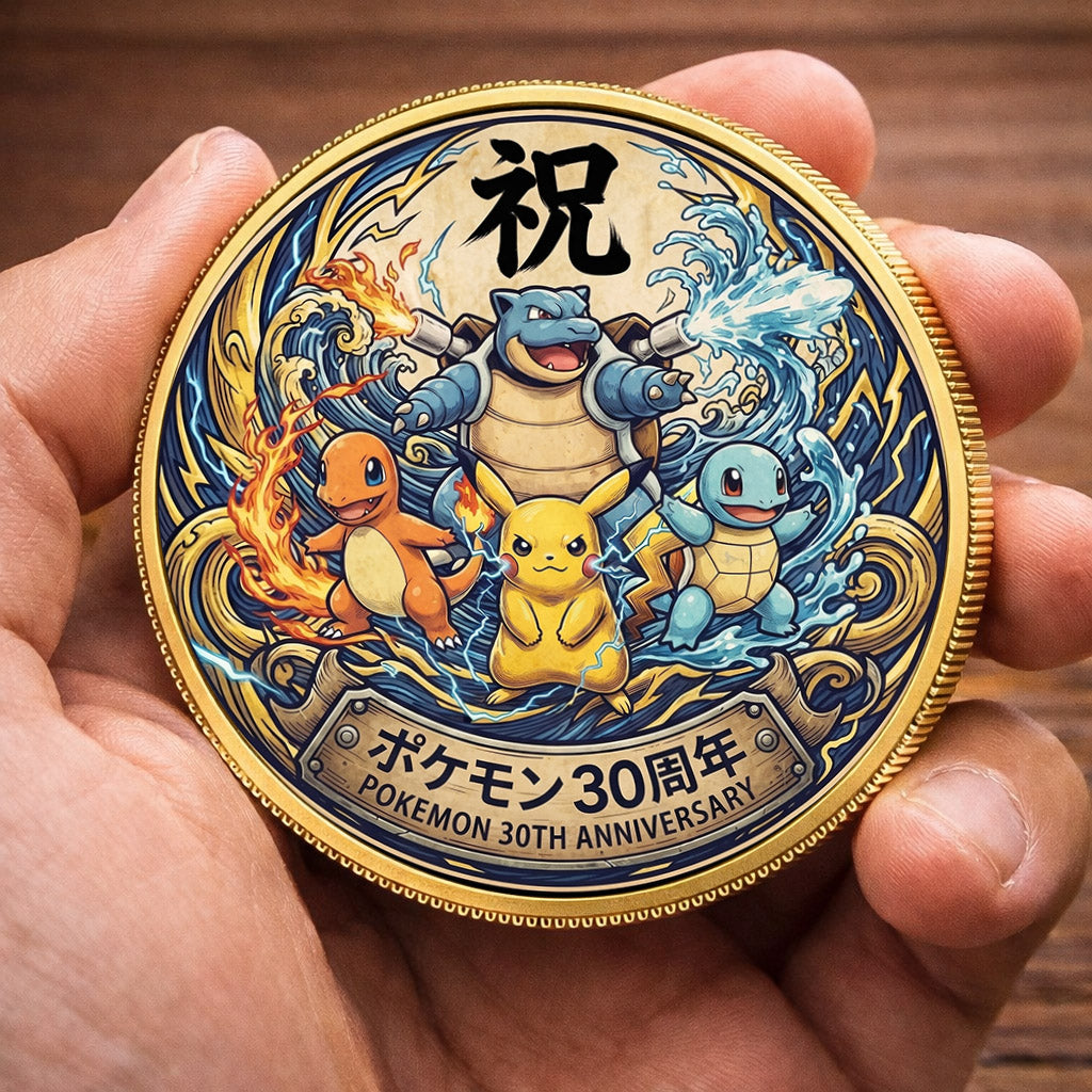 PKM Kanji 30th Anniversary Commemorative Coin – Limited Edition Collector’s Coin