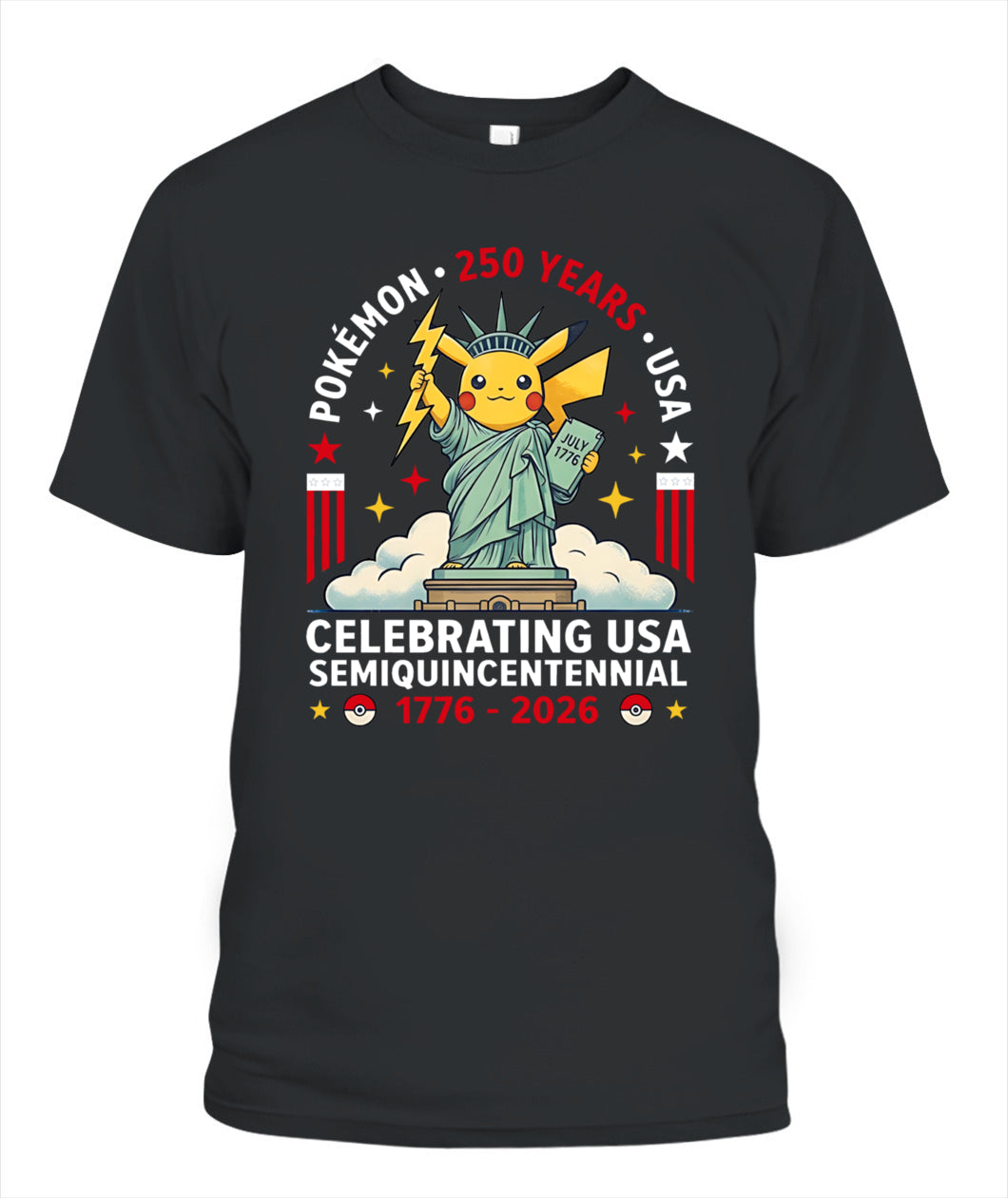 PKM 250 Years USA 1776–2026 Patriotic Printed Graphic Hoodie Sweatshirt T-Shirt