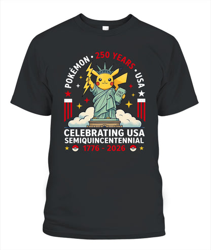 PKM 250 Years USA 1776–2026 Patriotic Printed Graphic Hoodie Sweatshirt T-Shirt