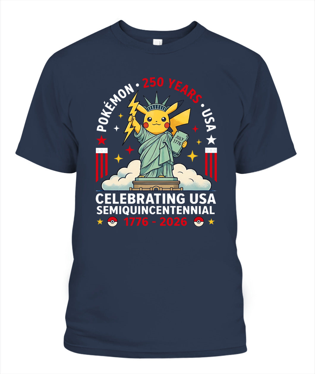 PKM 250 Years USA 1776–2026 Patriotic Printed Graphic Hoodie Sweatshirt T-Shirt