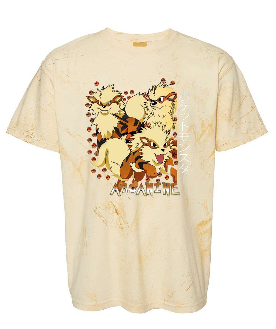 PKM Arcanine Printed Graphic Sweatshirt T-Shirt