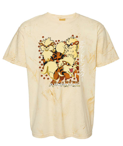 PKM Arcanine Printed Graphic Sweatshirt T-Shirt