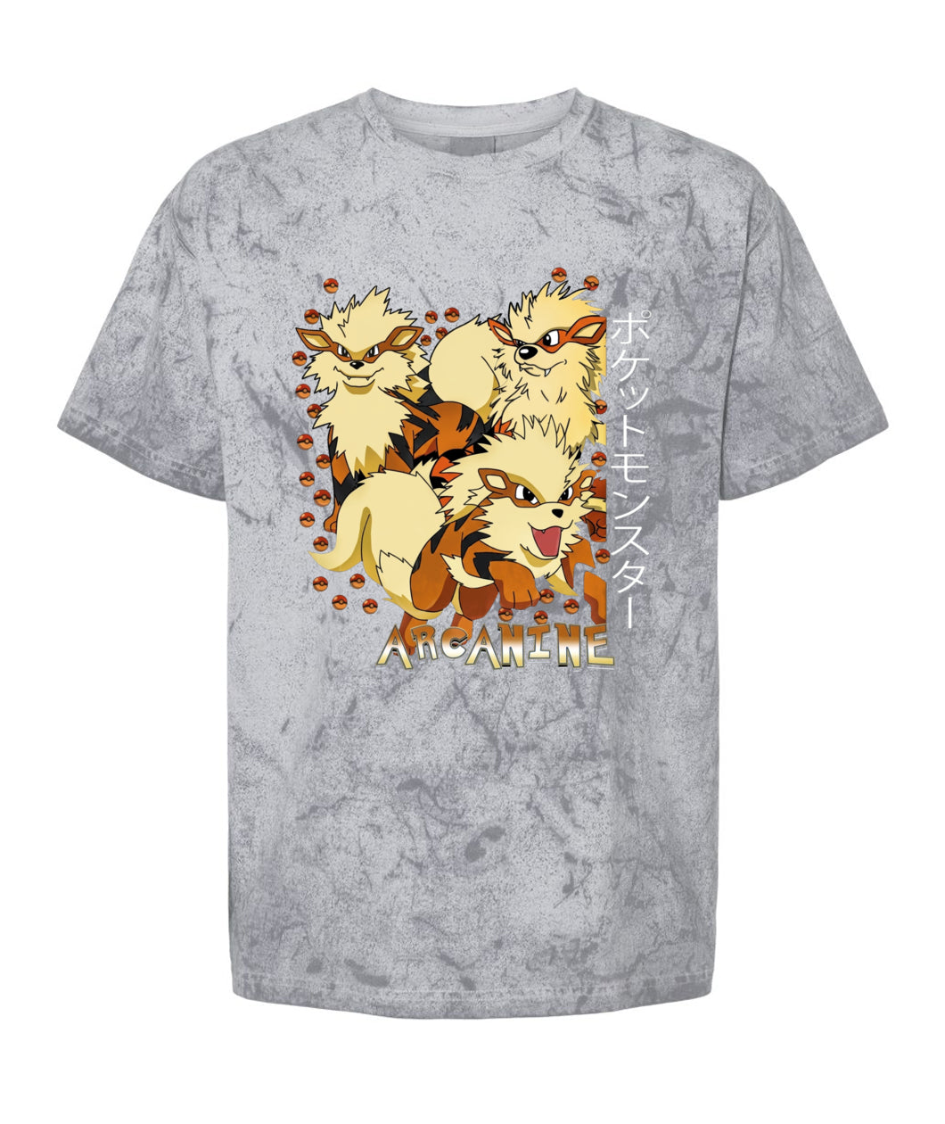 PKM Arcanine Printed Graphic Sweatshirt T-Shirt