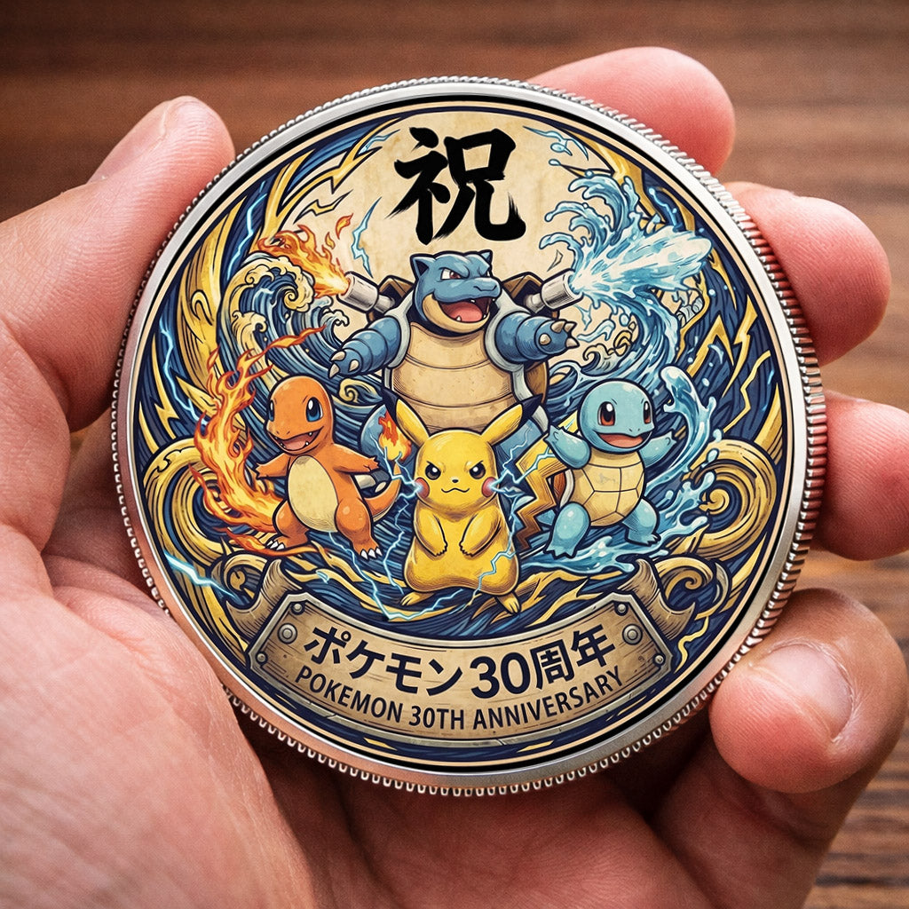 PKM Kanji 30th Anniversary Commemorative Coin – Limited Edition Collector’s Coin
