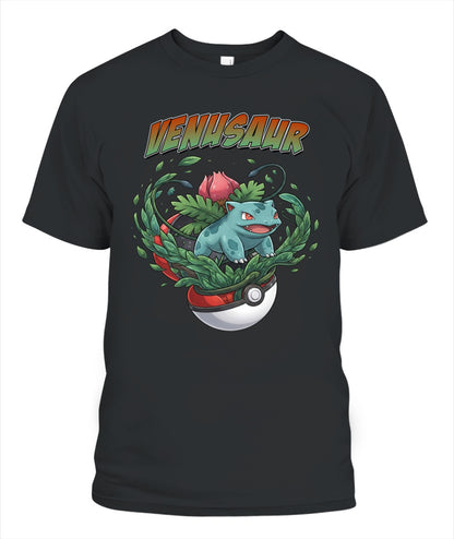 PKM Venusaur Printed Graphic Sweatshirt T-Shirt