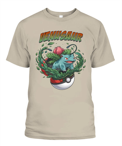 PKM Venusaur Printed Graphic Sweatshirt T-Shirt