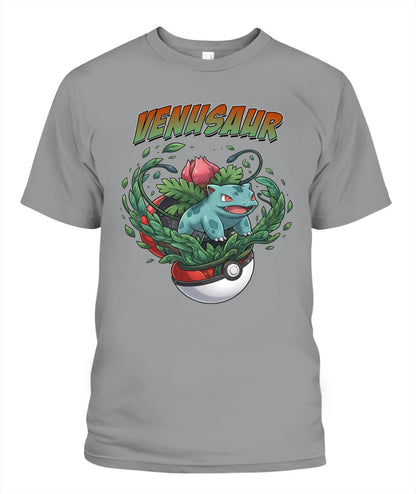 PKM Venusaur Printed Graphic Sweatshirt T-Shirt